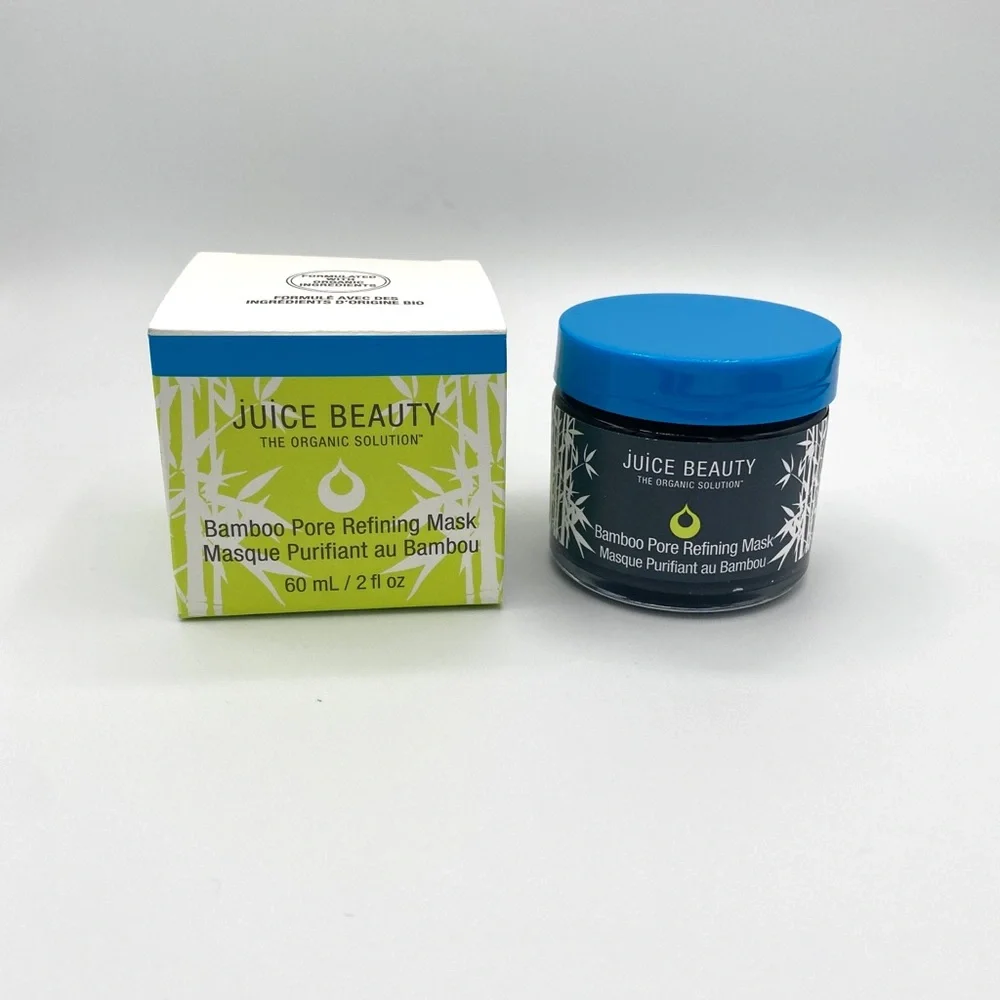 Juice Beauty Charcoal & Clay Mask Bamboo Pore Refining Organic BNIB